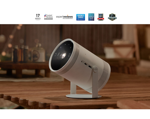 Samsung The Freestyle 2nd Gen Portable Smart Projector SP-LFF3CLAXXXU Fashion